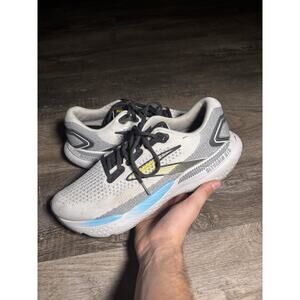 Brooks Men's Glycerin GTS 21 Coconut/Forged Iron/Yellow Size 11.5